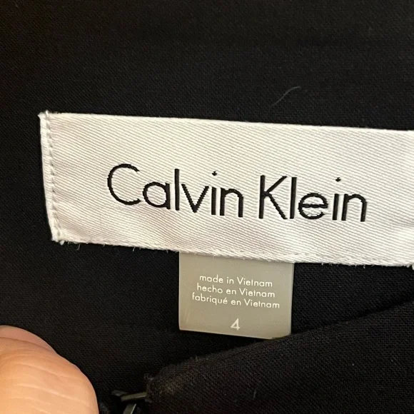 NWT Calvin Klein Black and White Women's Dress - Picture 2 of 6